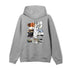 Poetic Collective Shaped Collage Sweat A Capuche - Heather Grey - Streetart.fr