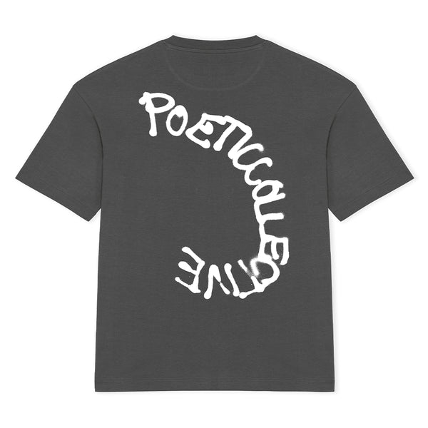 Poetic Collective Spray T-Shirt - Iron Grey - Streetart.fr