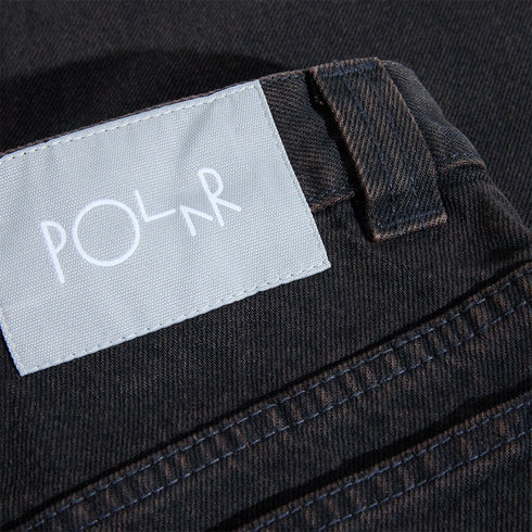 Polar 93! Denim Pants Pantalon - Brown Blue - Streetart.fr