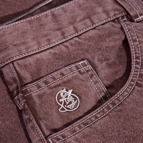 Polar 93! Denim Pants Pantalon - Brownstone - Streetart.fr