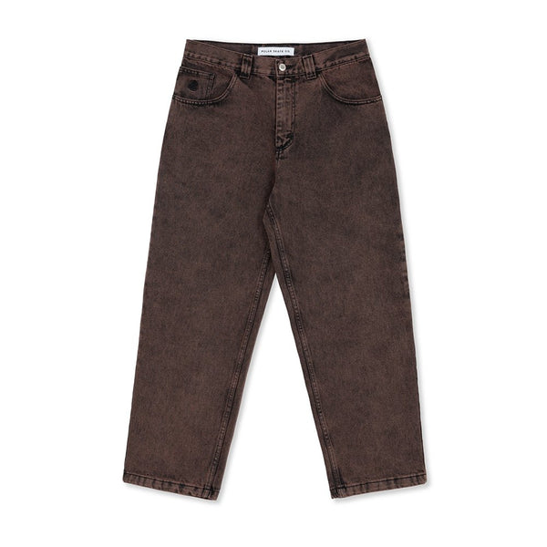 Polar 93! Denim Pants Pantalon - Mud Brown - Streetart.fr