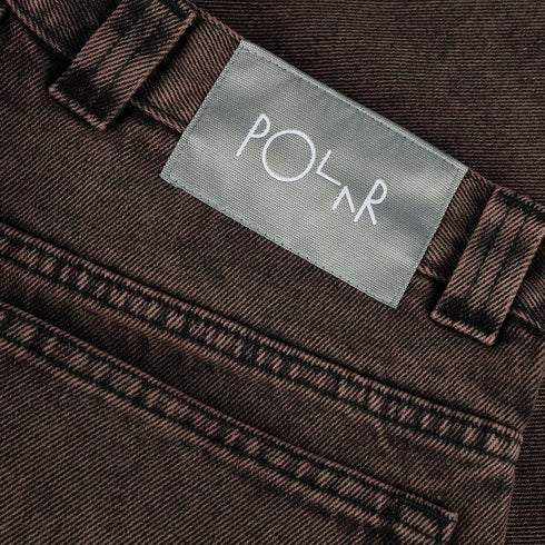 Polar 93! Denim Pants Pantalon - Mud Brown - Streetart.fr