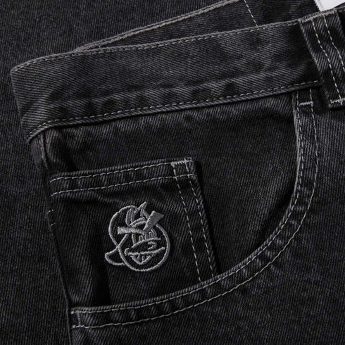 Polar 93! Denim Pants - Silver Black - Streetart.fr