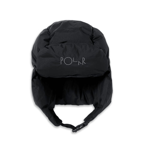 Polar Ailu Puffer Hat - Black — bonnet Polar Skate Co.