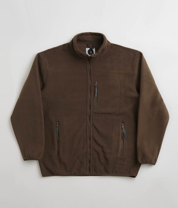 Polar Basic Fleece Jacket - Brown — veste Polar Skate Co.