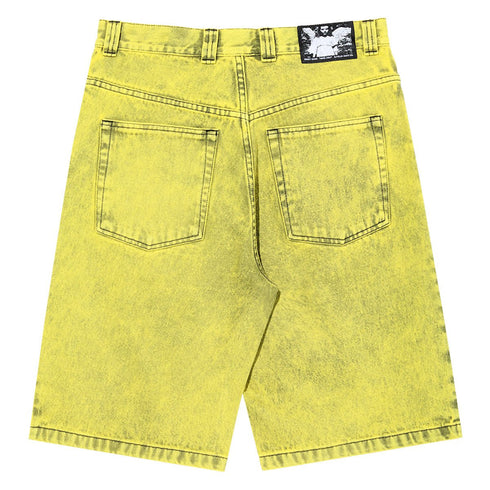 Polar Big Boy Angel Child Shorts - Lemon Black - Streetart.fr