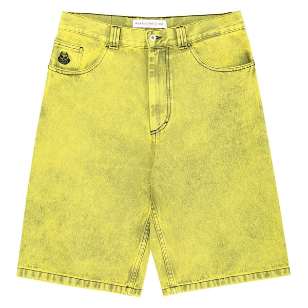 Polar Big Boy Angel Child Shorts - Lemon Black - Streetart.fr