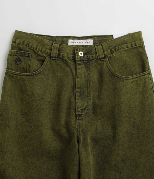 Polar Big Boy Jeans - Green / Black - Streetart.fr