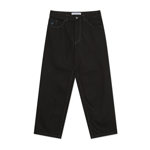 Polar Big Boy Jeans Pantalon - Black / Blue Stiching - Streetart.fr