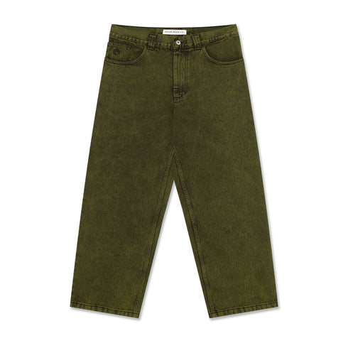 Polar Big Boy Jeans Pantalon - Green / Black - Streetart.fr