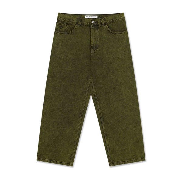 Polar Big Boy Jeans Pantalon - Green / Black - Streetart.fr