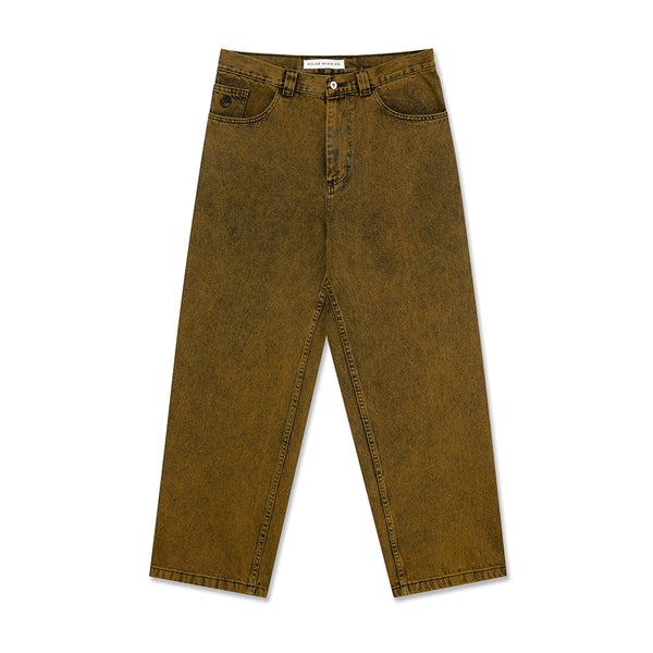 Polar Big Boy Jeans Pantalon - Yellow Black - Streetart.fr