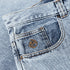 Polar Big Boy Shorts - Heavy Washed Blue - Streetart.fr