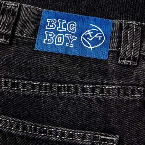 Polar Big Boy Shorts - Silver Black - Streetart.fr
