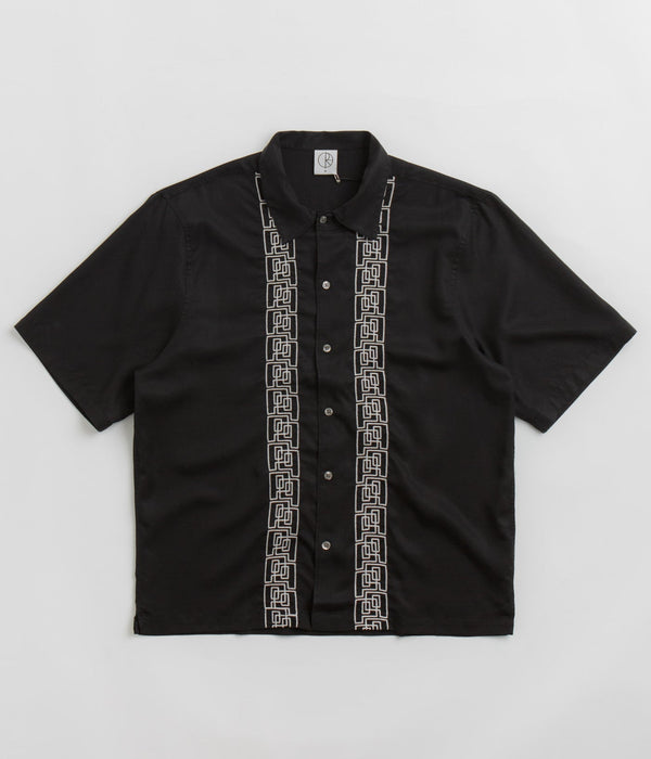 Polar Bowling Shirt Double P - Black / White - Streetart.fr