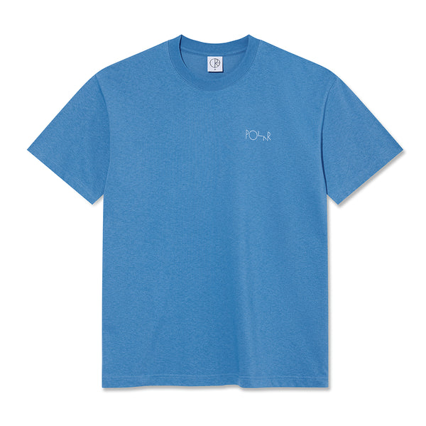 Polar Ciontrast Stroke Logo T-Shirt - French Blue - Streetart.fr