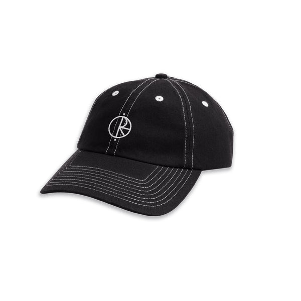 Polar Contrast Sai Cap - Black — casquette Polar Skate Co.