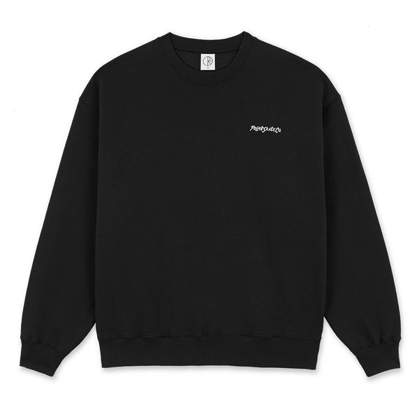 Polar Dave Crewneck Surf Logo Sweat - Black - Streetart.fr