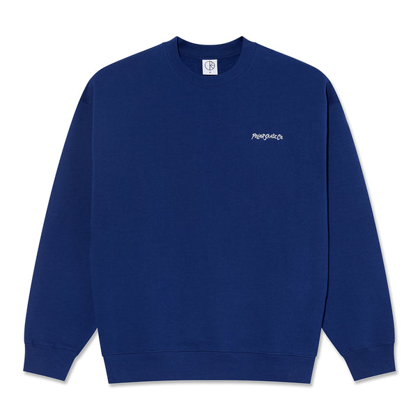 Polar Dave Crewneck Sweatshirt - Deep Royal Blue - Streetart.fr