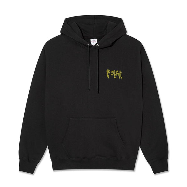 Polar Dave Hoodie Bear Sweat A Capuche - Black - Streetart.fr