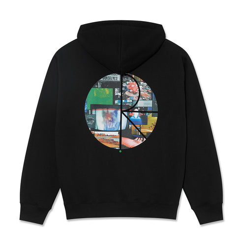 Polar Dave Hoodie Fill Logo Sweat A Capuche - Ourselves Collage Black - Streetart.fr