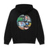 Polar Dave Hoodie Fill Logo Sweat A Capuche - Ourselves Collage Black - Streetart.fr