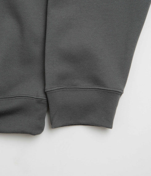 Polar Dave Hoodie Metal Logo - Graphite - Streetart.fr