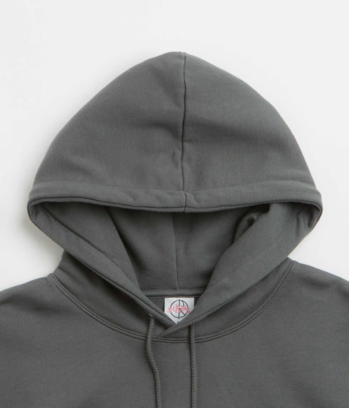 Polar Dave Hoodie Metal Logo - Graphite - Streetart.fr