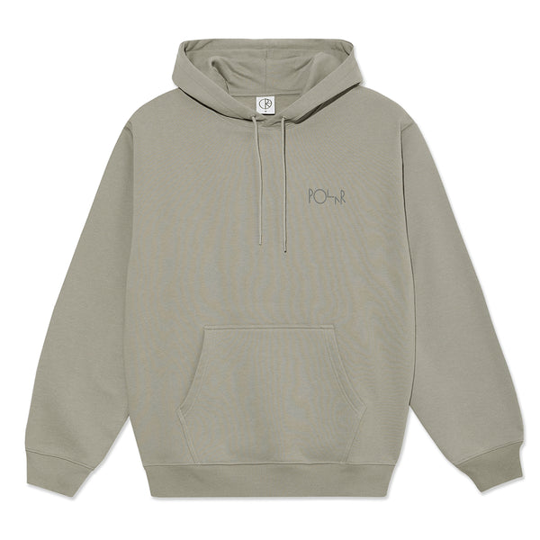 Polar Dave Hoodie Stroke Logo Sweat A Capuche - Vetiver - Streetart.fr