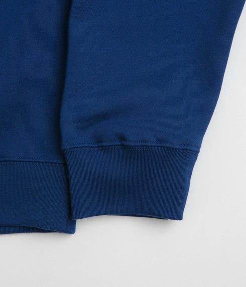 Polar Dave Hoodie Surf Logo - Deep Royal Blue - Streetart.fr