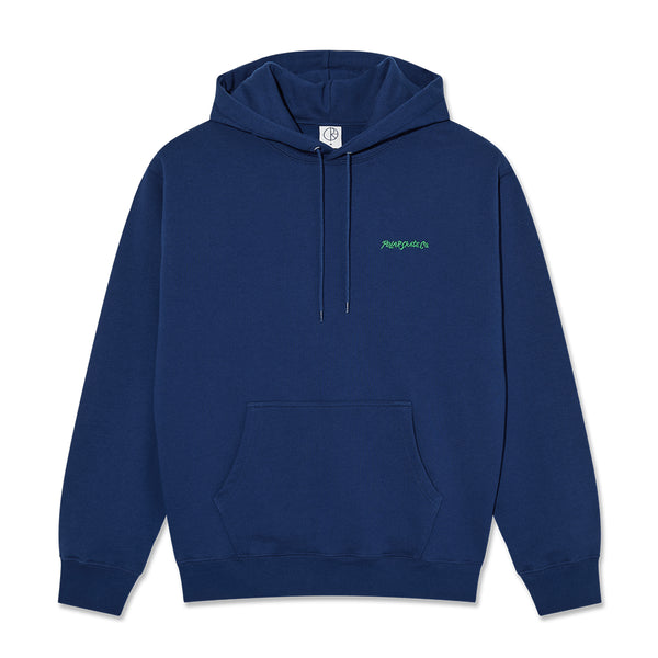 Polar Dave Hoodie Surf Logo Sweat A Capuche - Deep Royal Blue - Streetart.fr