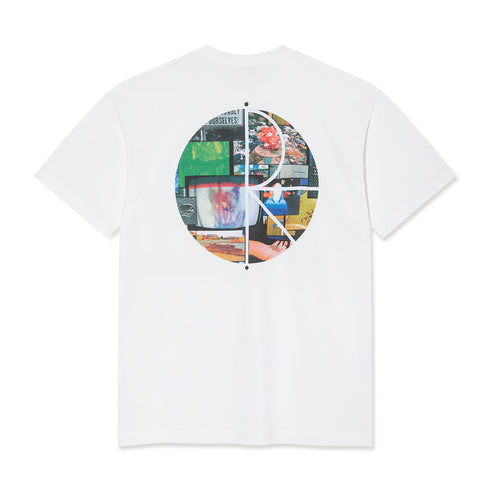 Polar Fill Logo Ourselves Collage T-Shirt - White - Streetart.fr