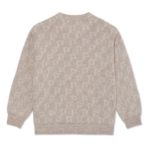 Polar George Sweater Crewneck Sweatshirt - P Pattern Sand - Streetart.fr