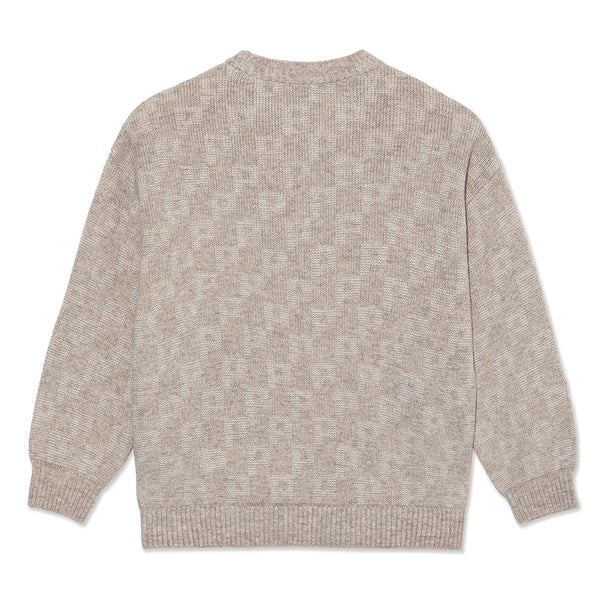Polar George Sweater Crewneck Sweatshirt - P Pattern Sand - Streetart.fr