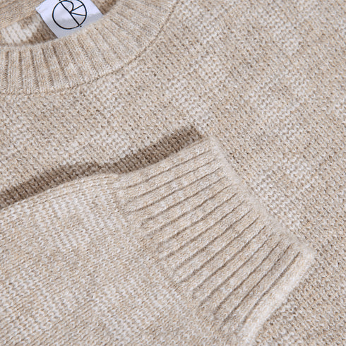 Polar George Sweater Crewneck Sweatshirt - P Pattern Sand - Streetart.fr