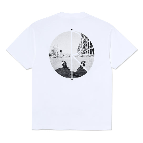 Polar Happy Sad Fill Logo T-shirt - White - Streetart.fr