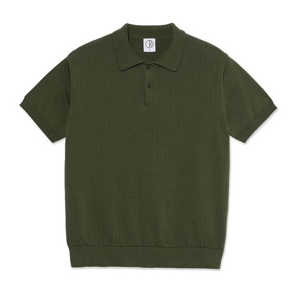 Polar Miles Polo Shirt Polo - Dark Olive - Streetart.fr