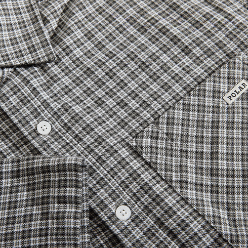 Polar Mitchell Shirt Chemise - Grey - Streetart.fr