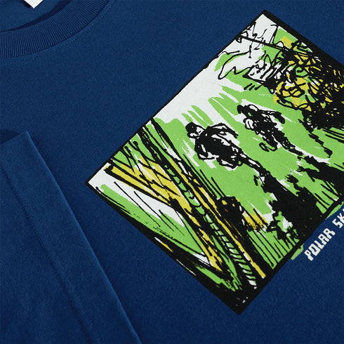 Polar Running T-Shirt - Deep Royal Blue - Streetart.fr
