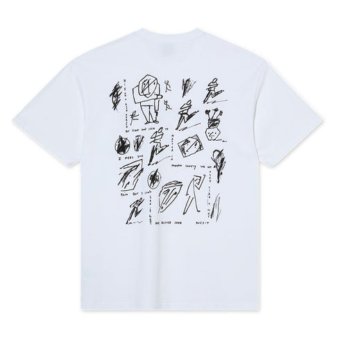 Polar Sad At Times T-Shirt White - Streetart.fr