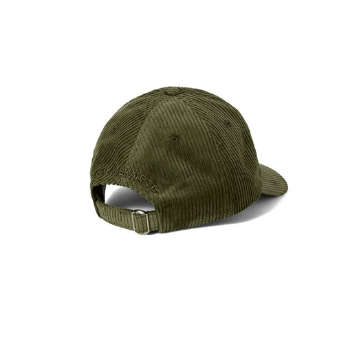 Polar Sai Cap Cord Casquette - Uniform Green - Streetart.fr