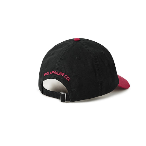 Polar Sai Cap Stroke Logo Casquette - Black / Redcurrant - Streetart.fr
