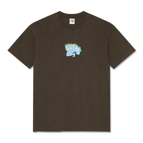 Polar Shy Bow T-Shirt - Brown - Streetart.fr