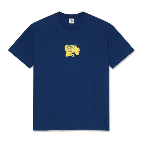 Polar Shy Bow T-Shirt - Deep Royal - Streetart.fr