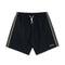 Polar Square Stripe Swim Short - Black / Jade Green - Streetart.fr