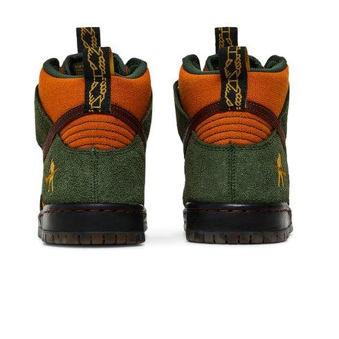 Nike SB Dunk High Pro Qs Passeport - Carbon Green/cider Gold