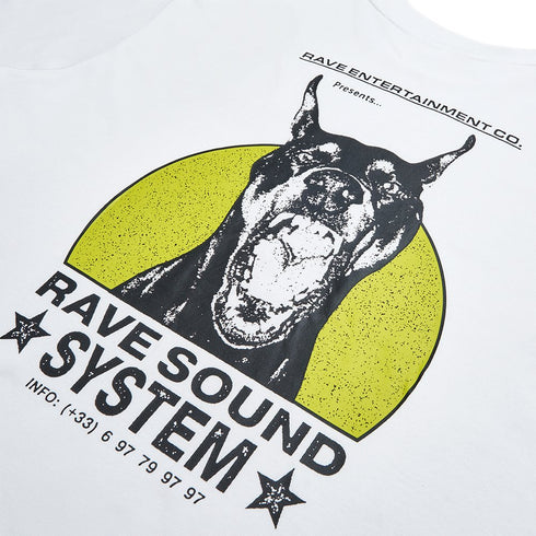 Rave Rss T-Shirt - White - Streetart.fr