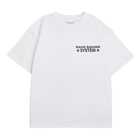 Rave Rss T-Shirt - White - Streetart.fr