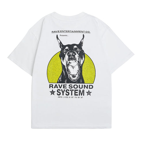 Rave Rss T-Shirt - White - Streetart.fr