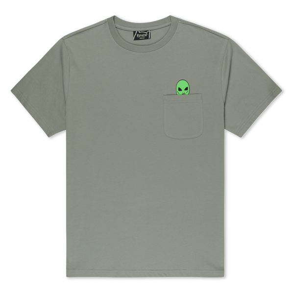 Ripndip Lord Alien Pocket T-Shirt - Dusty Sage - Streetart.fr